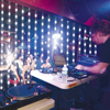 LED Diamond Curtain - White Color (Sound Active)